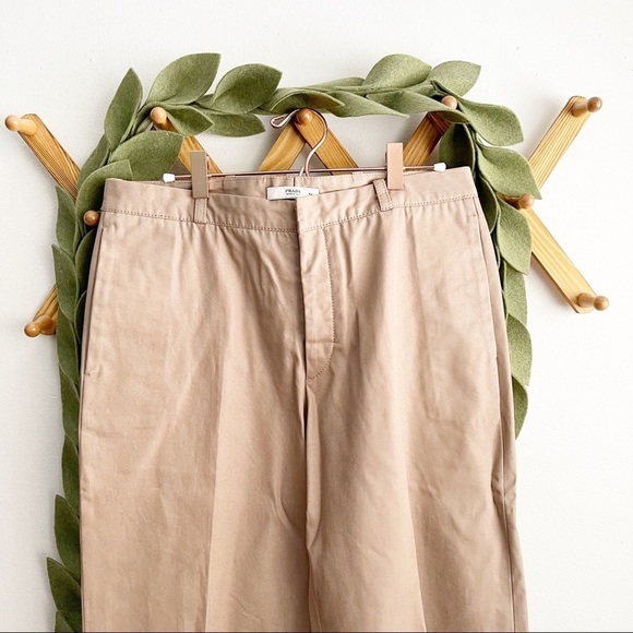 Prada Khaki Button Fly High Rise Pants - Picture 2 of 6